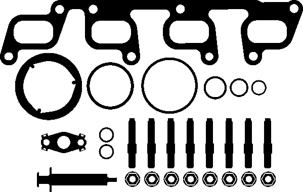 Монтажный комплект ELRING 262.500 (03L 253 056 G, 03L 253 056 GX, 03L 253 056 T, 03L 253 056 TX, 03L 253 056 F, 03L 253 056 S, 5440970-0021, 5440980-0021, 5440988-0021, 5440990-0021, 5440970-0002, 5440980-0002, 5440988-0002, 5440990-0002, 5440970-0007, 54