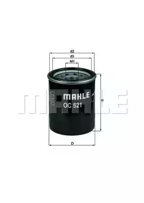 Фильтр MAHLE ORIGINAL OC 521 (76832935)