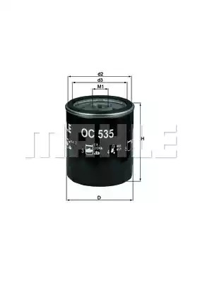 Фильтр KNECHT OC 535 (70326717)