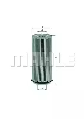 Фильтр KNECHT OX 560D (70386664, OX 560D ECO)