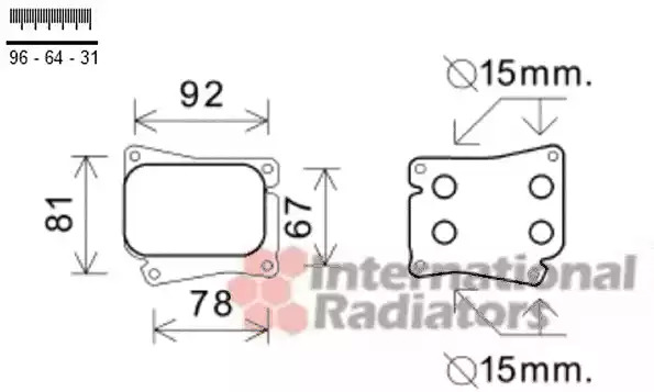 Теплообменник VAN WEZEL 30003559