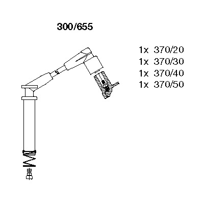 Комплект электропроводки BREMI 300/655