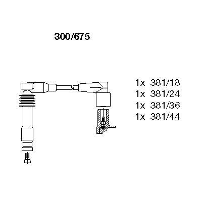 Комплект электропроводки BREMI 300/675