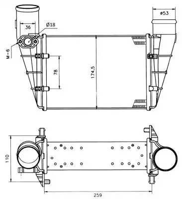 Теплообменник NRF 30127A