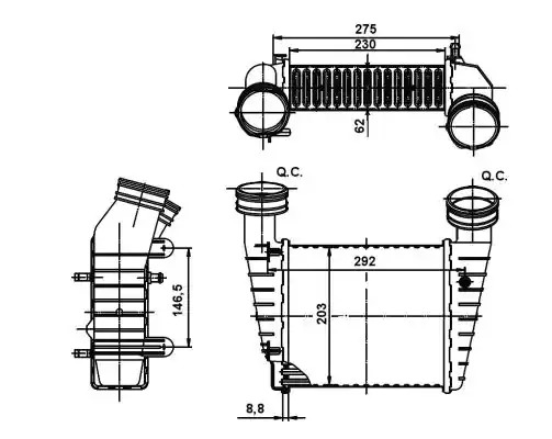 Теплообменник NRF 30138A