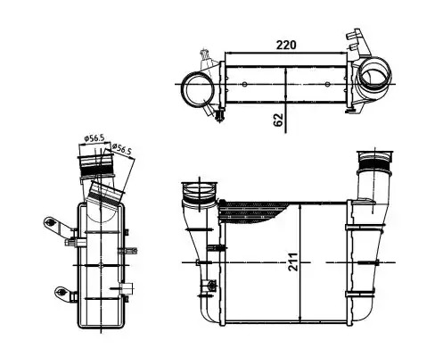 Теплообменник NRF 30148A