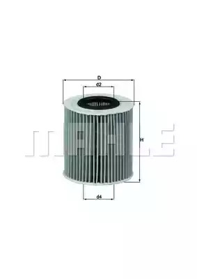 Фильтр KNECHT OX 166/1D (76816417, OX 166/1D ECO)