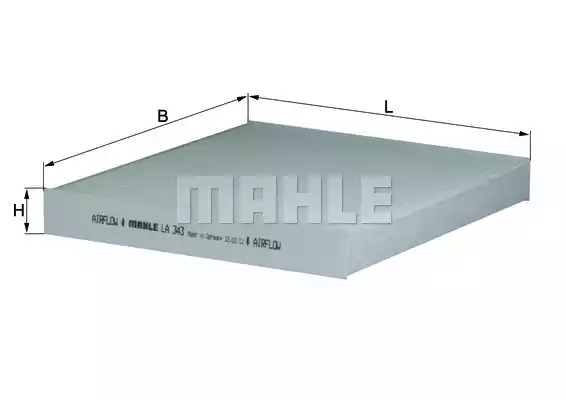 Фильтр MAHLE ORIGINAL LA 343 (70345874)