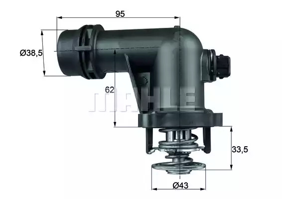 Термостат MAHLE ORIGINAL TM 15 105 (2.567.01, 70807849)