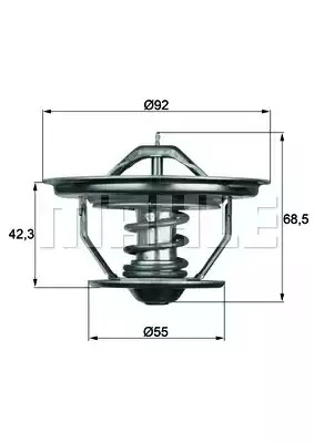 Термостат MAHLE ORIGINAL TX 35 79 (2.315.79, 70807810)