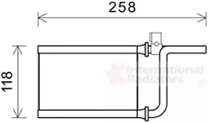 Теплообменник VAN WEZEL 32006254