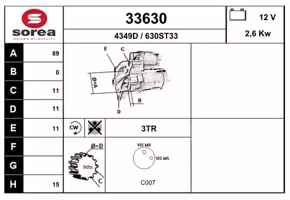 Датчик FAE 33630