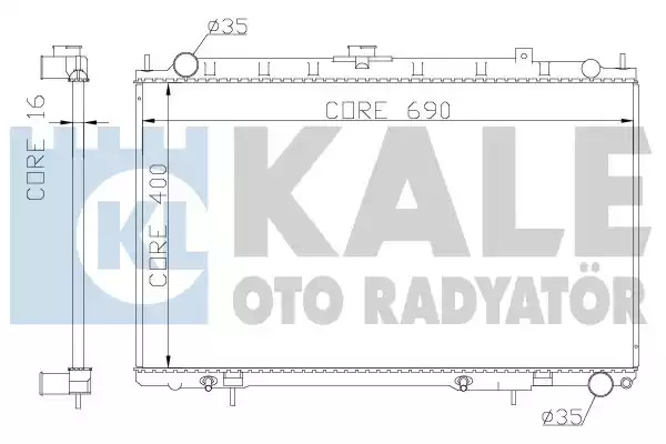 Теплообменник KALE OTO RADYATÖR 342045