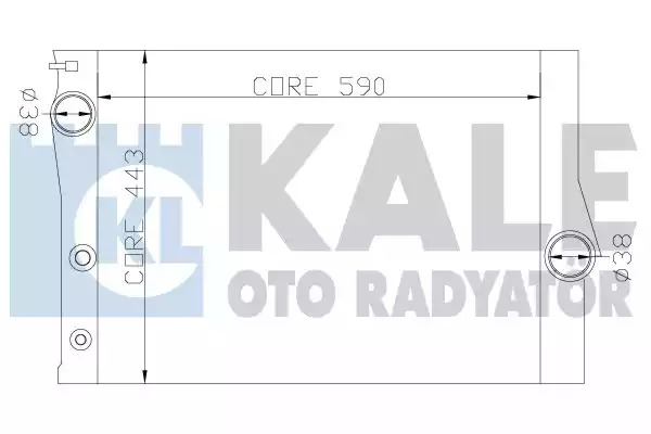 Теплообменник KALE OTO RADYATÖR 342235