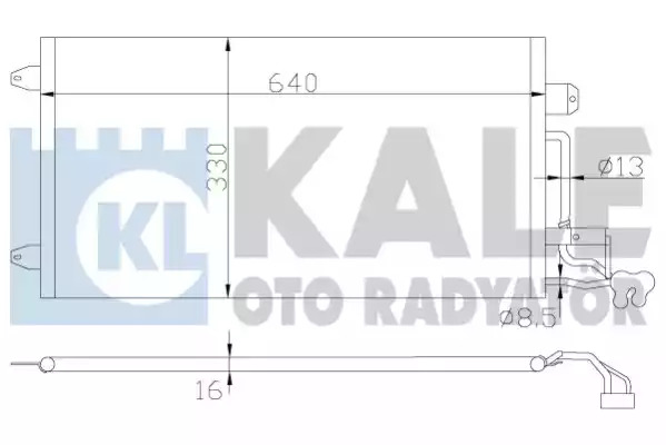 Конденсатор KALE OTO RADYATÖR 342395