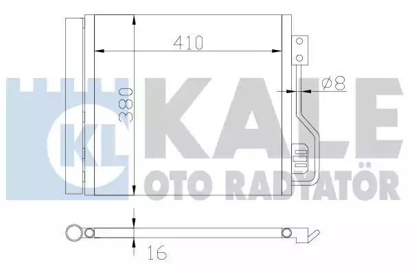 Конденсатор KALE OTO RADYATÖR 342545