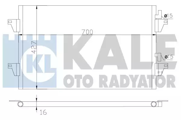 Конденсатор KALE OTO RADYATÖR 342590