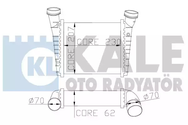 Теплообменник KALE OTO RADYATÖR 342700