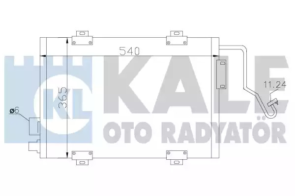 Конденсатор KALE OTO RADYATÖR 342810