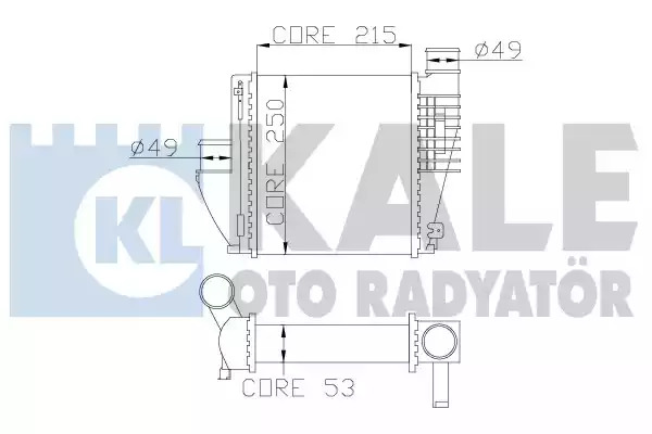 Теплообменник KALE OTO RADYATÖR 342815