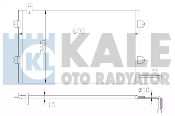 Конденсатор KALE OTO RADYATÖR 342945