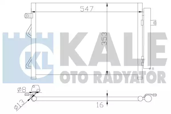 Конденсатор KALE OTO RADYATÖR 342975