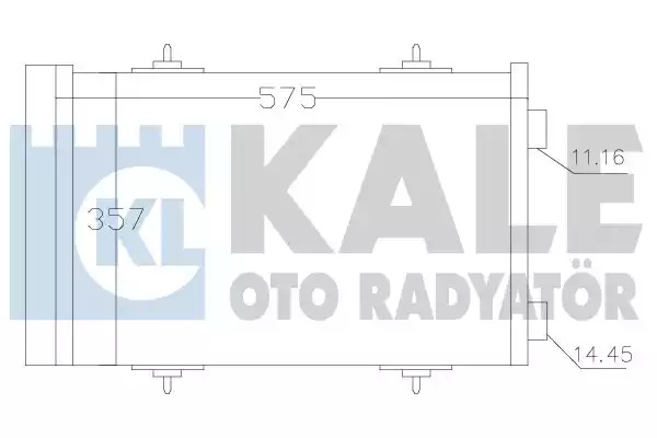 Конденсатор KALE OTO RADYATÖR 343090