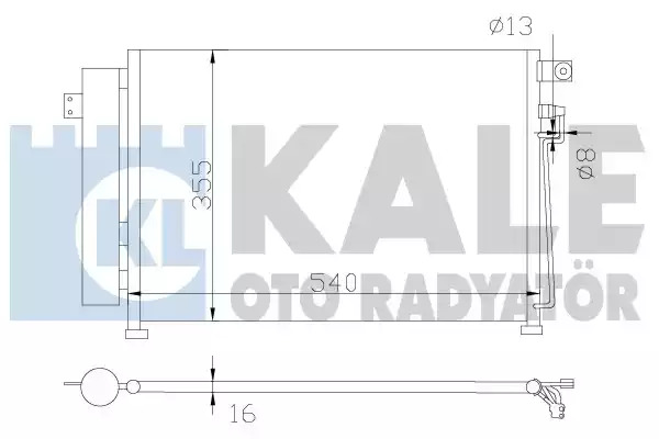 Конденсатор KALE OTO RADYATÖR 343125