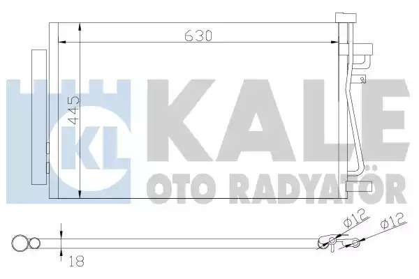 Конденсатор KALE OTO RADYATÖR 343310