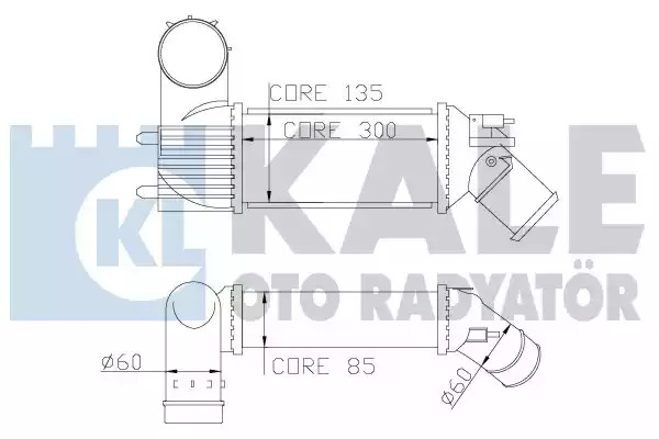 Теплообменник KALE OTO RADYATÖR 343600