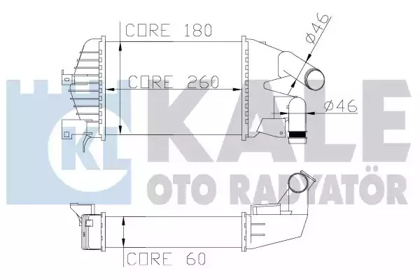 Теплообменник KALE OTO RADYATÖR 345800