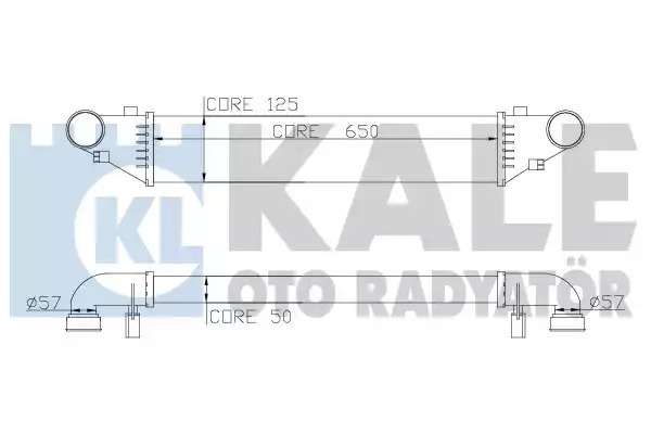 Теплообменник KALE OTO RADYATÖR 347500