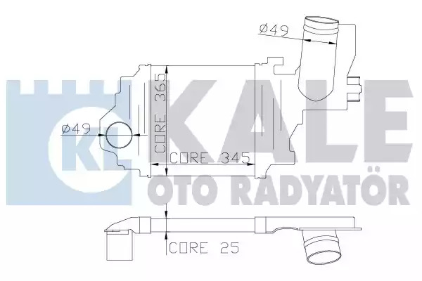 Теплообменник KALE OTO RADYATÖR 348100