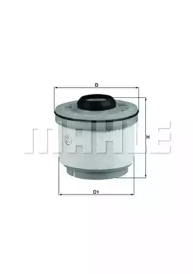 Фильтр KNECHT KX 268D (70510286, KX 268D ECO)