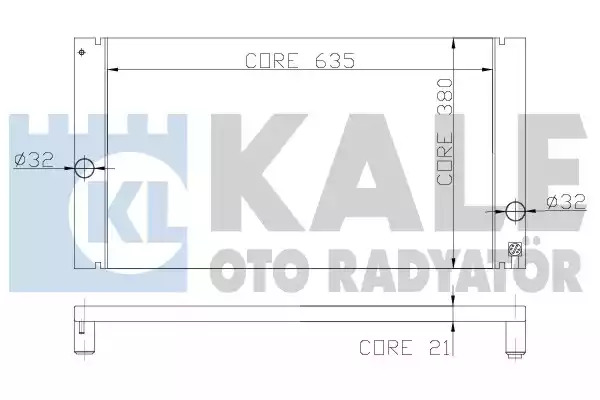 Теплообменник KALE OTO RADYATÖR 352800