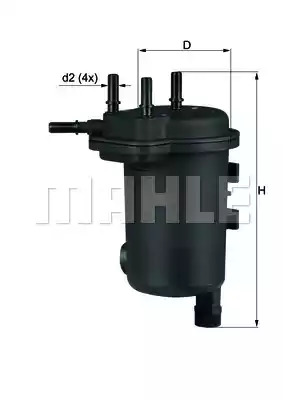 Фильтр MAHLE ORIGINAL KL 600D (70385058)