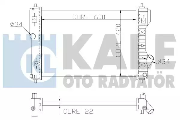 Теплообменник KALE OTO RADYATÖR 355000