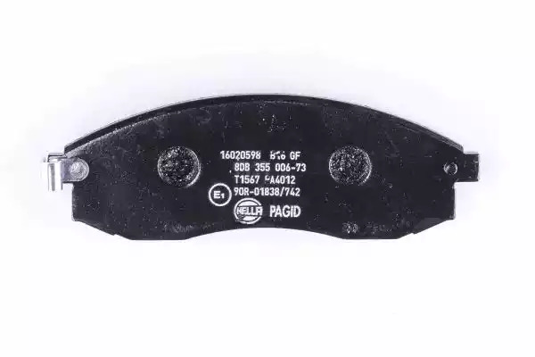 Комплект тормозных колодок HELLA PAGID 8DB 355 006-731 (T1567, 23086, 23316, 23317)