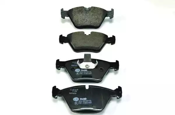 Комплект тормозных колодок HELLA PAGID 8DB 355 007-961 (T1103, 21676, 21677, 7397D394, 7592D725, 8522D1410)