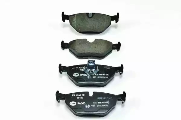 Комплект тормозных колодок HELLA PAGID 8DB 355 007-981 (T1104, 21691, 21891, 7286D1239, 7286D396, 7449D396)