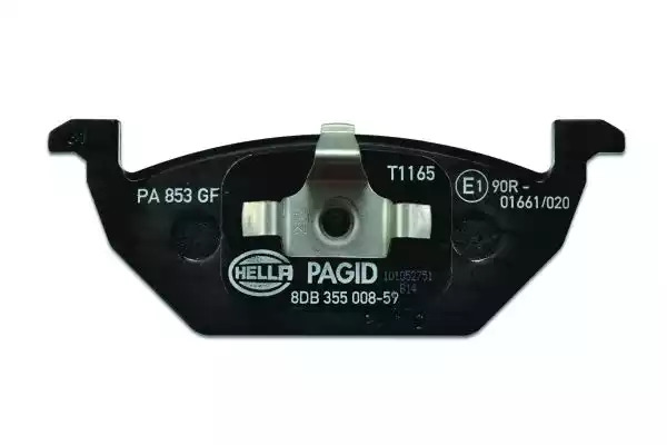 Комплект тормозных колодок HELLA PAGID 8DB 355 008-591 (T1165, 23130, 23131, 7635D768, 8760D1107, 8555D1437)