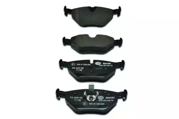 Комплект тормозных колодок HELLA PAGID 8DB 355 008-761 (T1178, 21934, 21935, 7286D692, 7567D692)