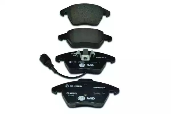 Комплект тормозных колодок HELLA PAGID 8DB 355 010-581 (T1376, 23587, 23588, 23589, 8760D1107)