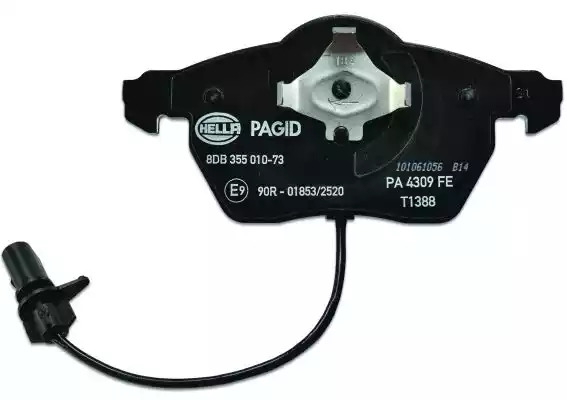 Комплект тормозных колодок HELLA PAGID 8DB 355 010-731 (T1388, 20676, 23018, 23019, 7715D840, 7764D840)