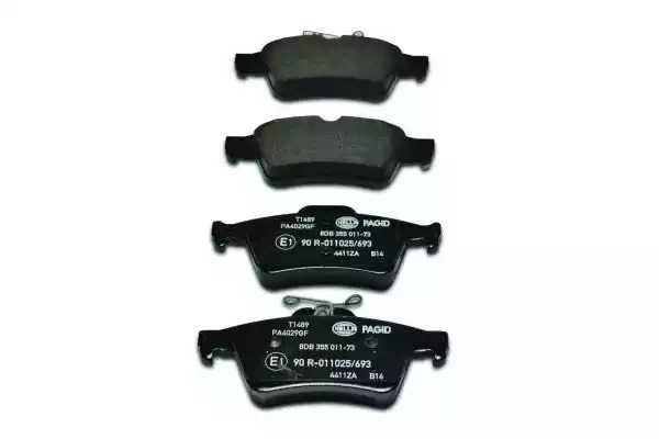 Комплект тормозных колодок HELLA PAGID 8DB 355 011-731 (T1489, 23482, 24137, 7874D1095, 8248D1095)