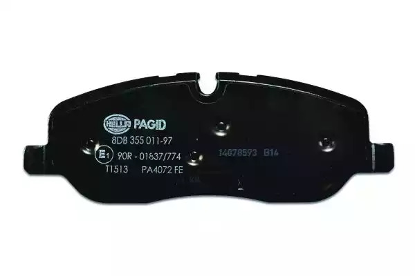 Комплект тормозных колодок HELLA PAGID 8DB 355 011-971 (T1513, 24191, 8202D1098)