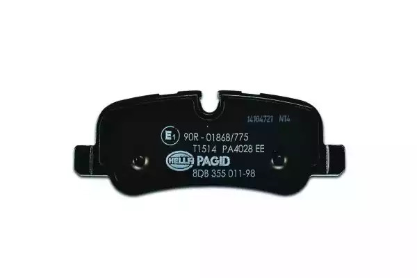 Комплект тормозных колодок HELLA PAGID 8DB 355 011-981 (T1514, 24192, 8203D1099, 8541D1099, 8666D1099)