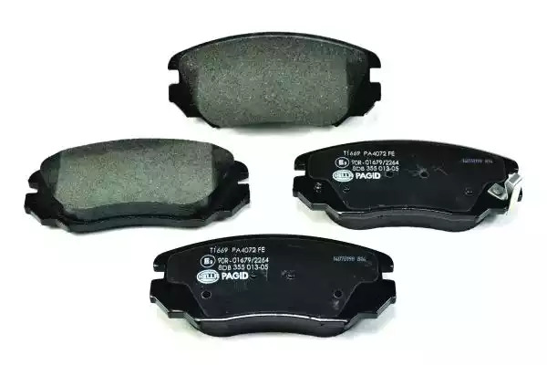 Комплект тормозных колодок HELLA PAGID 8DB 355 013-051 (T1669, 24415, 24416, 24417, 8536D1559)