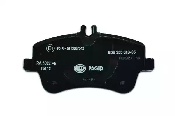 Комплект тормозных колодок HELLA PAGID 8DB 355 018-351 (T5112, 23144, 23145, 7747D872)