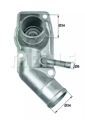 Термостат MAHLE ORIGINAL TI 213 92D (70600186)